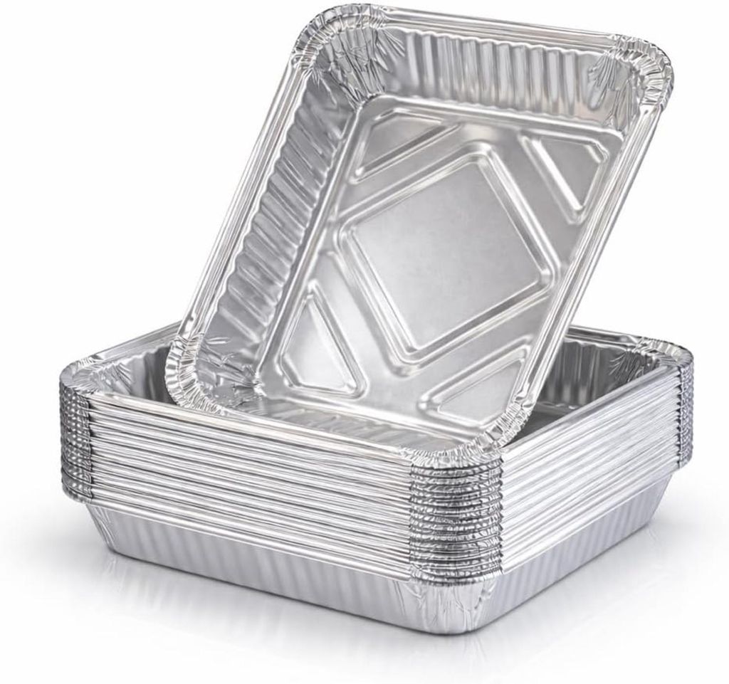 20 vaschette in alluminio per barbecue – Vaschette Immagine del prodotto 