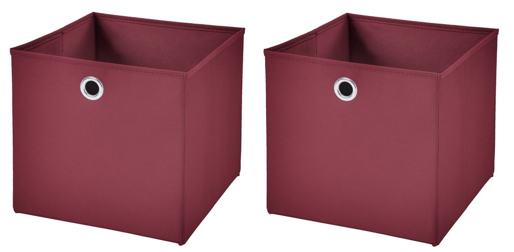 Faltbox 33 x 33 x 33 cm Einschubkorb Regal box Aufbewahrungsbox