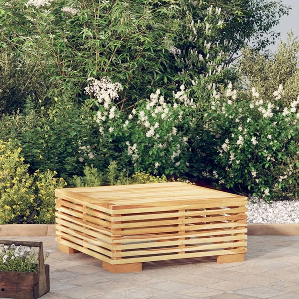 Tavolino Basso Esterno Teak Massello 70x70 - Design The Living Store