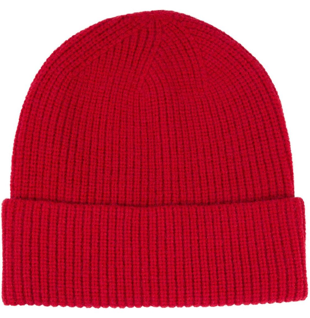 styleBREAKER Damen Beanie Mütze Feinstrick mit breiter Krempe | Elegante Wintermütze Rippstrick | Weicher Wollmix für Herbst & Winter | Warme St...