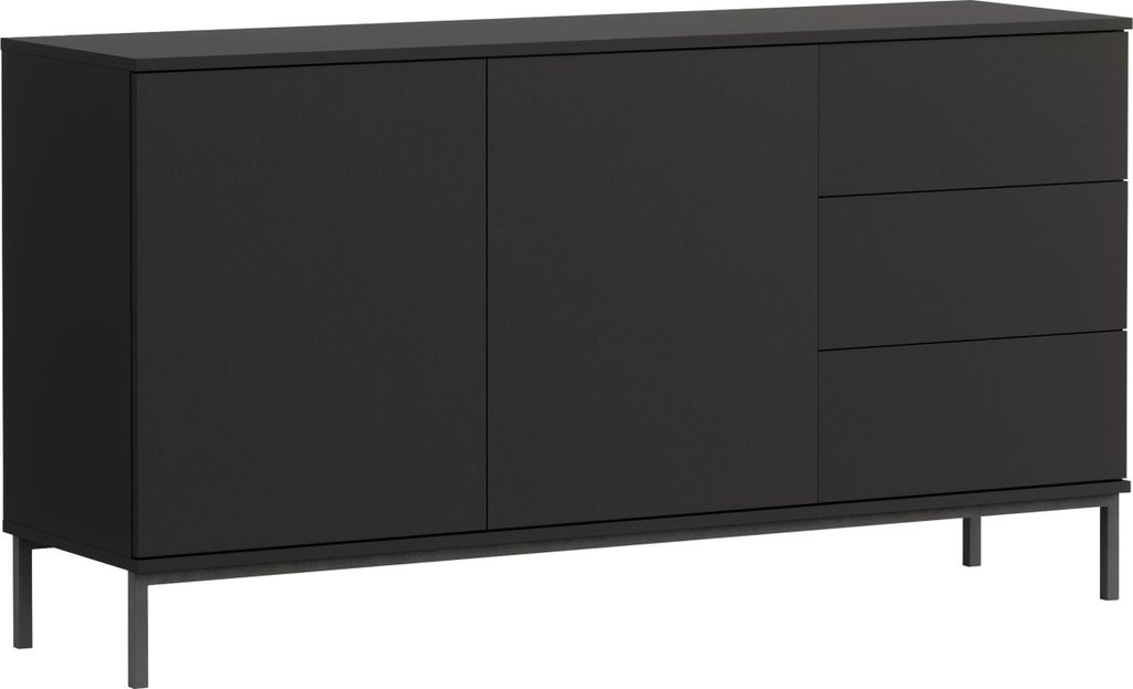 MIRJAN24 Kommode Querty 01 K2D3SZ, Loft Wohnzimmer Produktbild 