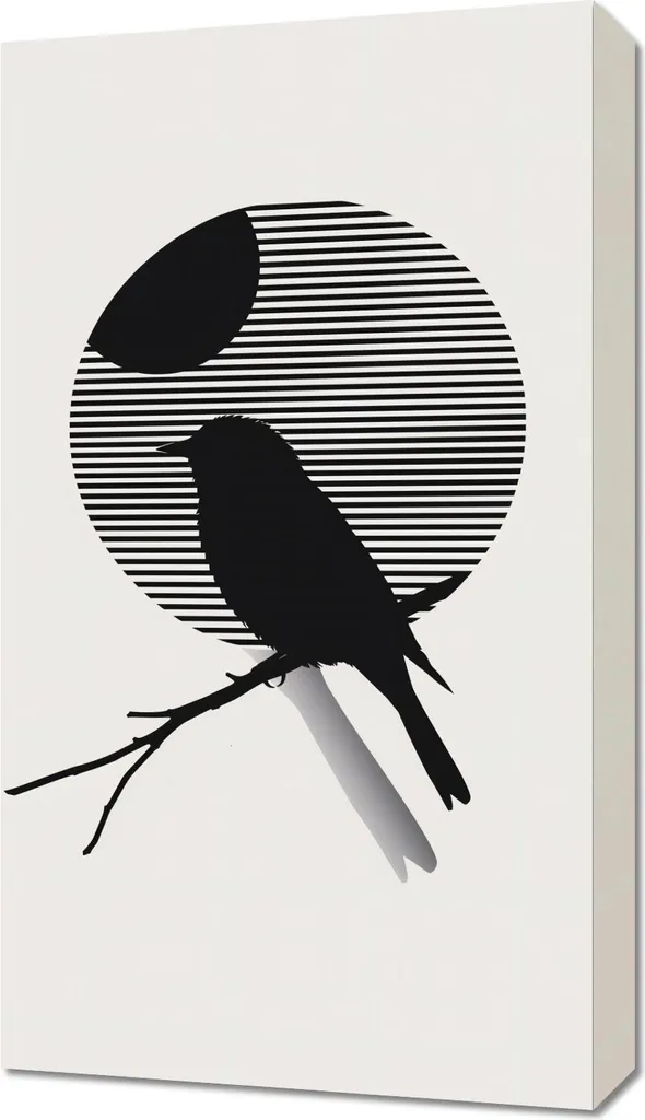 Déco murale Contraste de la minceur 40x70 cm - Ambiance zen et design