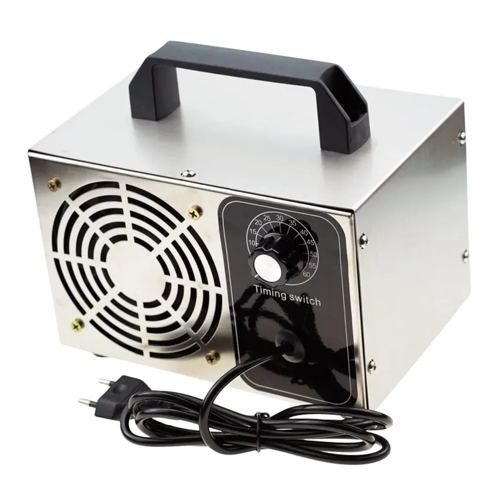 Générateur d'Ozone Design Portable 60g/h - Purification Rapide 220V Argent