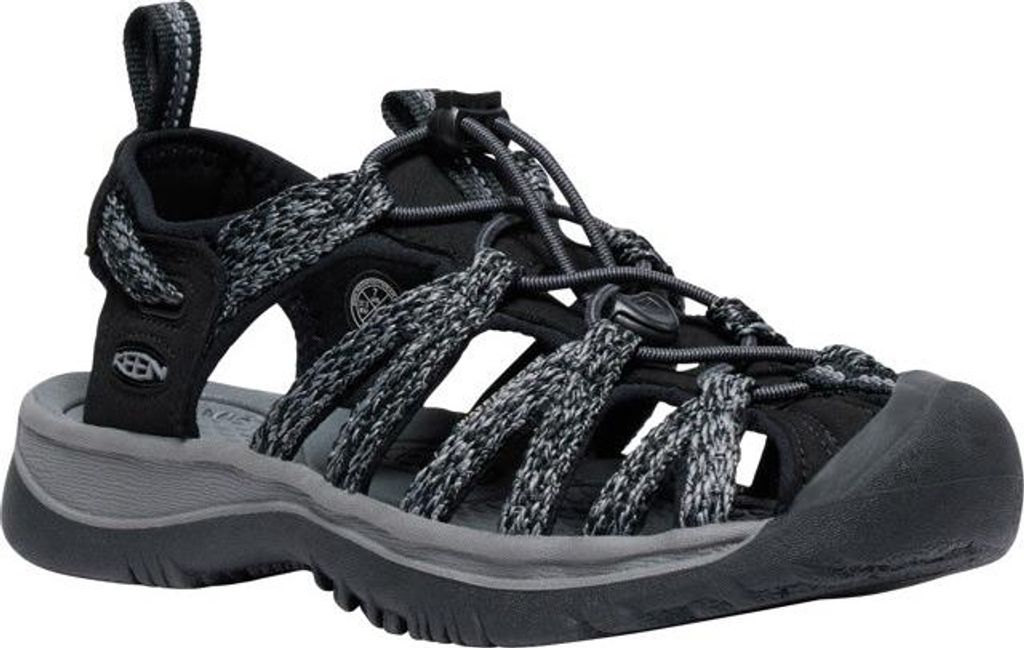 Keen Whisper Damen Sandalen Schwarz/Grau, Farbe:black/steel Produktbild 
