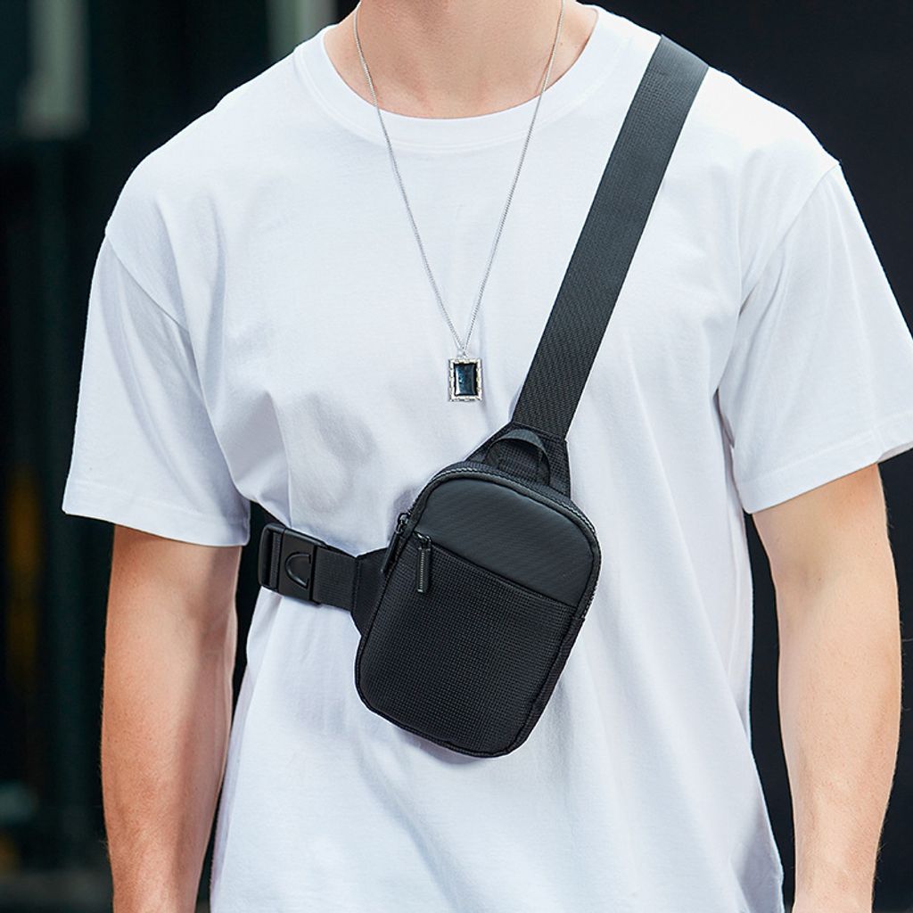 INF Brusttasche aus Oxford-Stoff für Herren Produktbild 