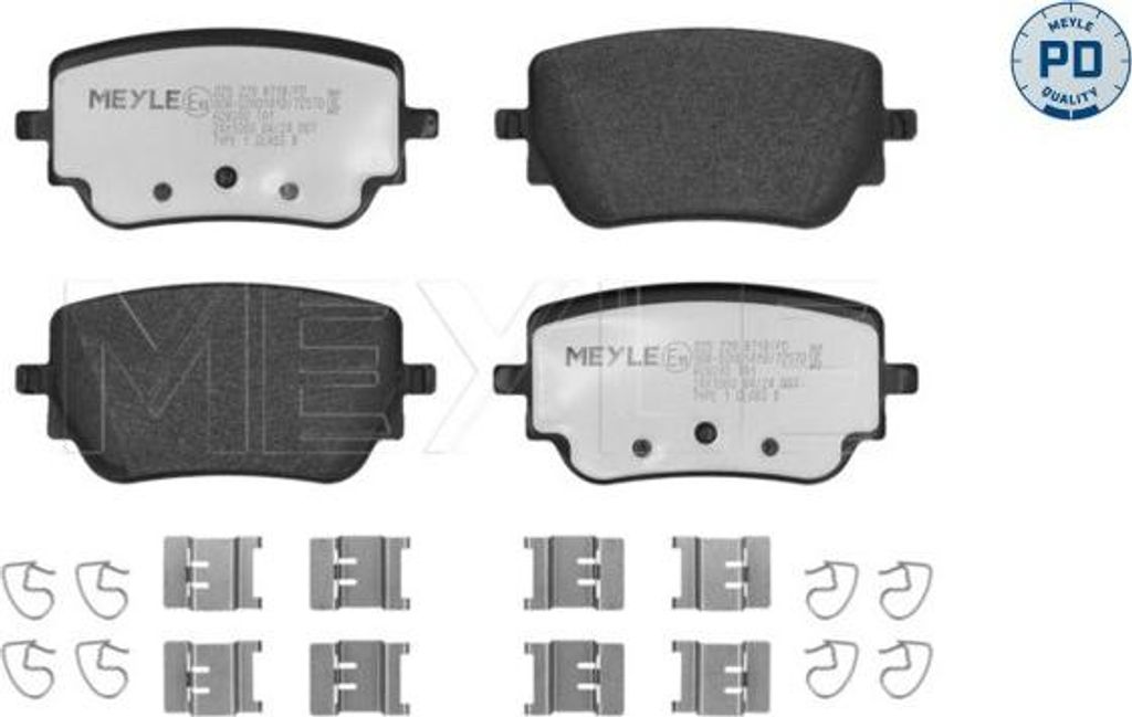Bremsbelagsatz, Scheibenbremse MEYLE-PD: Advanced performance and design.