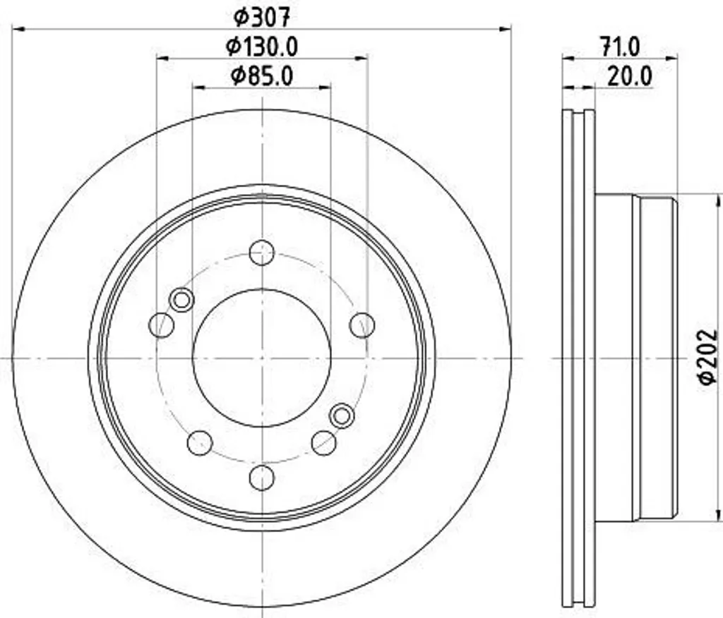 Stopper les vibrations : Disques de frein ventilés HELLA Ø 285 mm