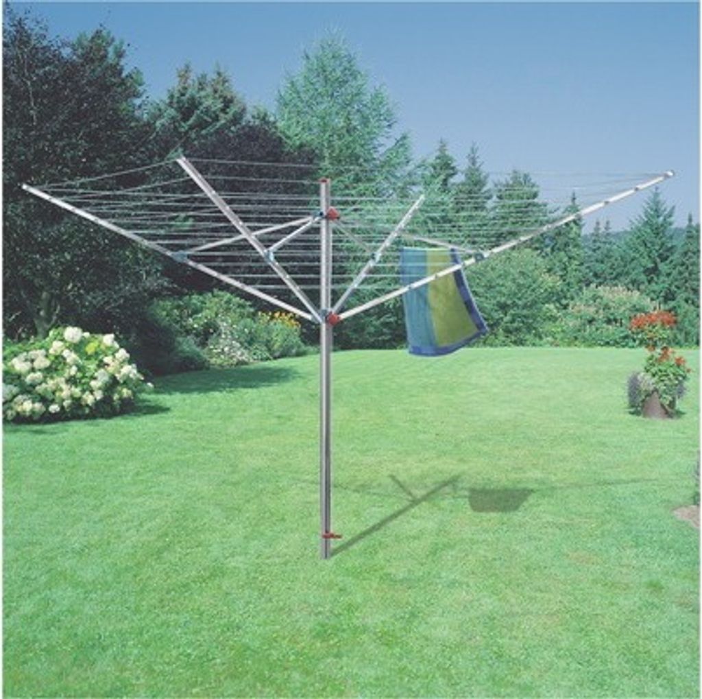 Blome Wäschespinne Alustar 50 aus Aluminium, frei drehbar, Produktbild 