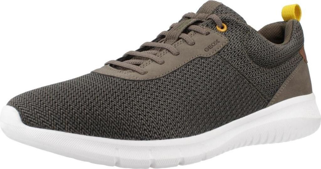 Geox Herrenschuhe sportlicher Slipper Grün Freizeit, Schuhgröße:43 EU