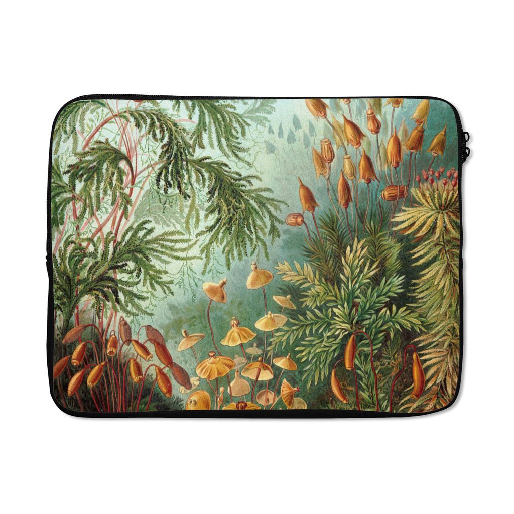 MuchoWow Laptop Hülle 17 Zoll Laptoptasche Alte Meister - Kunst - Muscinae - Haeckel - Zipper - Schutzabdeckung