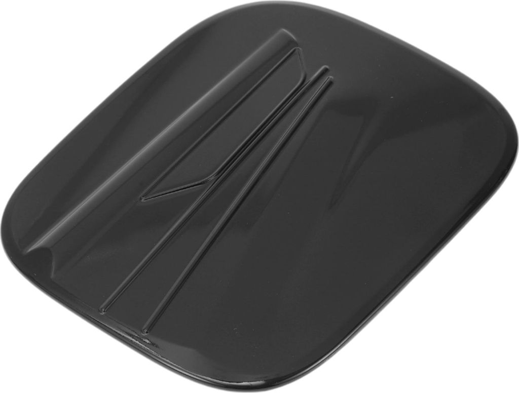 Kraftstofftankdeckel für Toyota Highlander 2022-2025 Kraftstoffeinfüllklappe Abdeckung Klebetyp Glänzendes Schwarz ABS