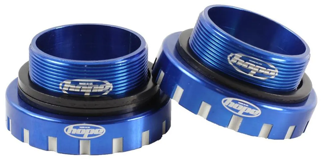 Boîtier de pédalier Hope inox pour axe 30mm compatible 68 73 et 83 mm