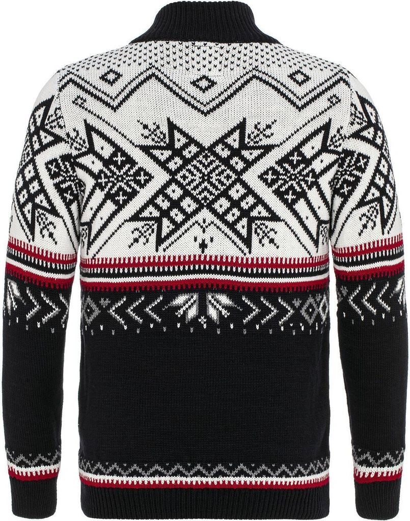 Red Bridge Herren Strickpullover Norweger Pullover Slim-Fit Stehkragen Big Star Navyblau XXL