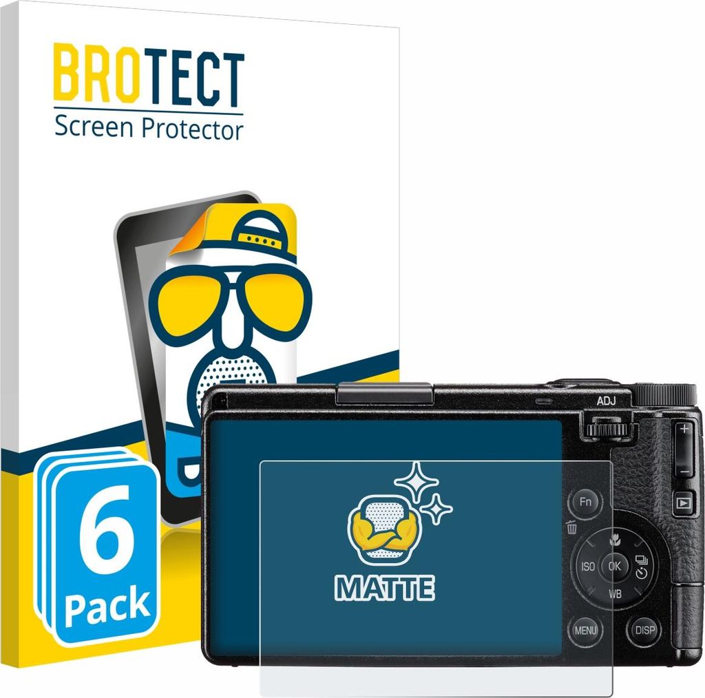 6x BROTECT Schutzfolie für Ricoh GR IV HDF 2025 Displayschutz Displayschutzfolie Folie Matt Entspiegelungsfolie