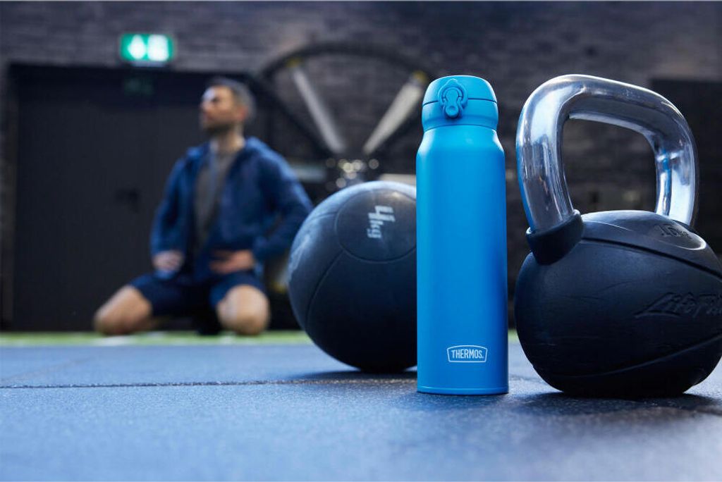 THERMOS Ultralight Bottle 0,5l - Isolierflasche Edelstahl, Glowing Orange