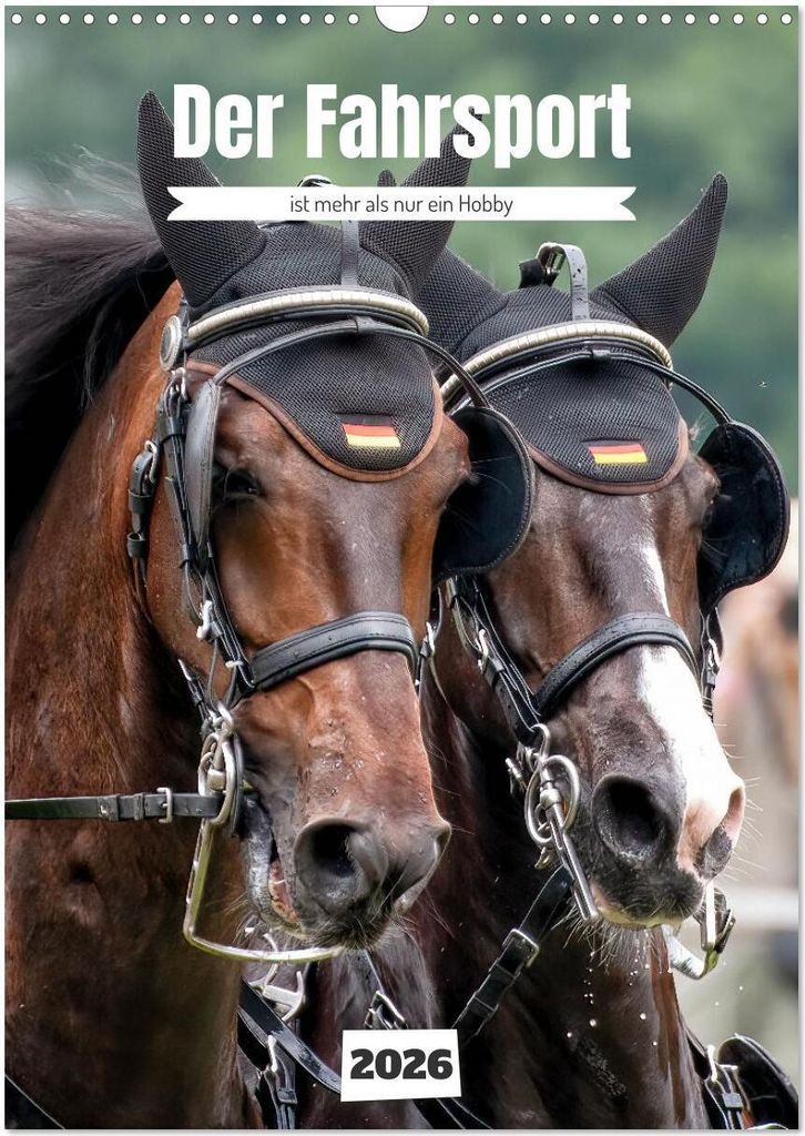 Der Fahrsport ist mehr als nur ein Hobby (Wandkalender 2026 DIN A3 hoch), CALVENDO Monatskalender