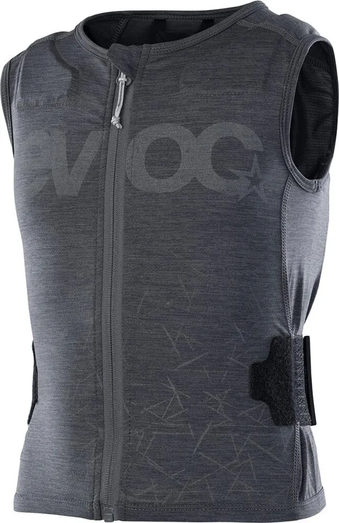 Gilet dorsale Liteshield enfant EVOC M, protection confortable, gris