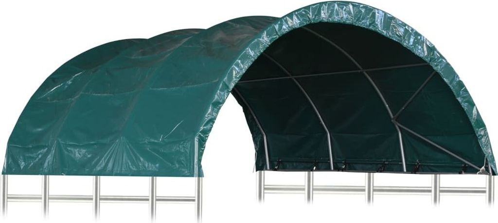 Weidezelt PVC 3,7x3,7 m Grün