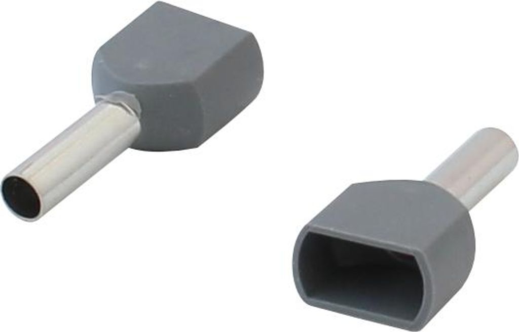 Doppelt Isolierte Aderendhülsenklemme 2*2,5 Mm 10 Stk - E-652-0049