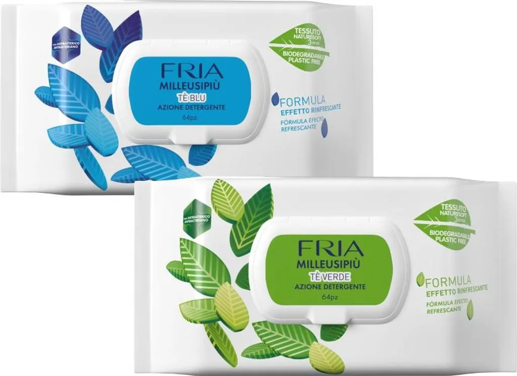 Fria MilleusiPiù Tè Verde & Blu: Igiene e Freschezza Naturale 12 Pack