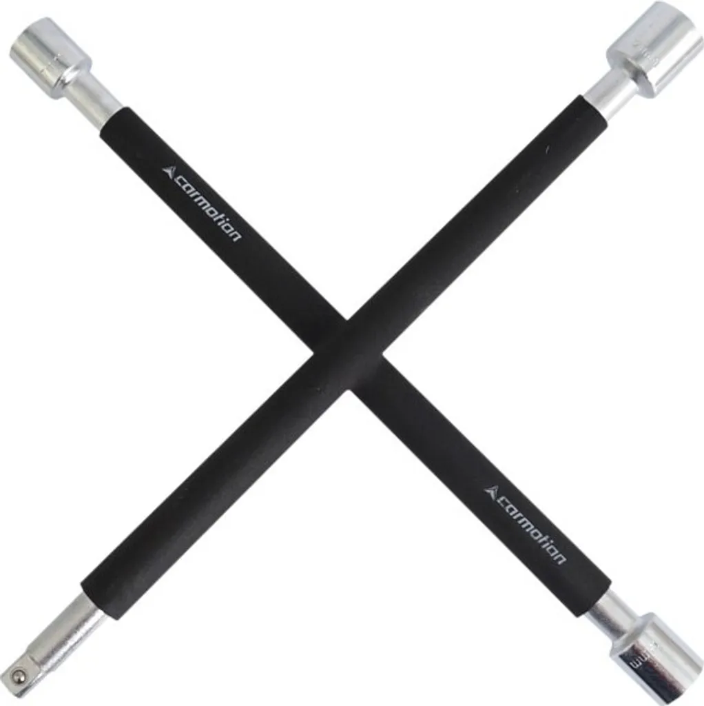 Chiave a Croce Gommata 16x400 mm | Misure 17-19-21 e Attacco 1/2"