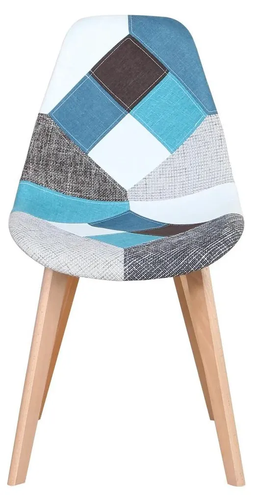 Optimisez votre espace avec ce set table ronde 4 chaises scandinaves bleu