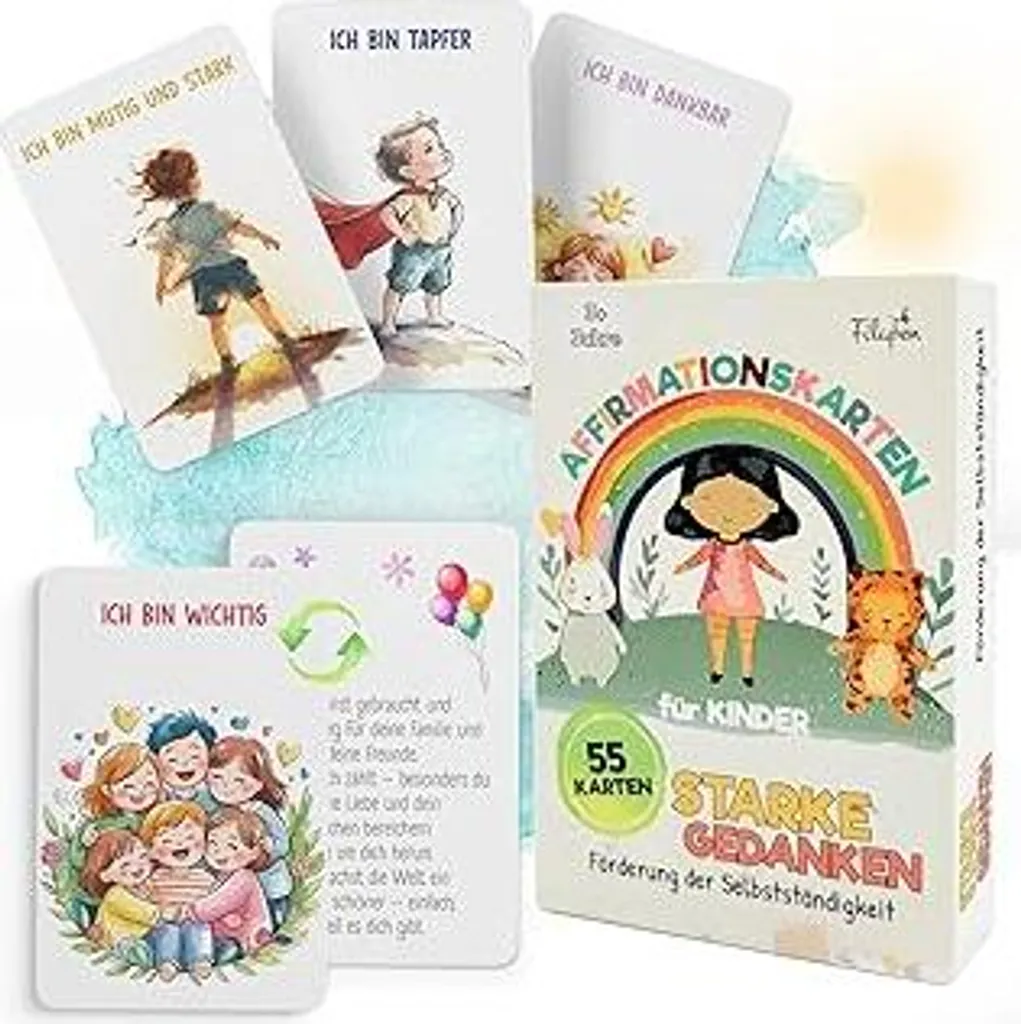 Filapen Carte delle Emozioni Montessori - 40 Flashcards per Bambini