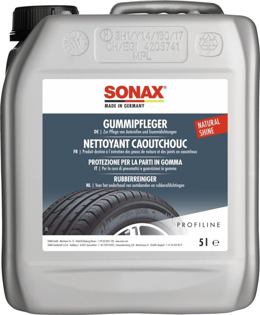 SONAX Gummipflegemittel 03405050 21,6cm 5L Kanister 4,170 4,155kg
