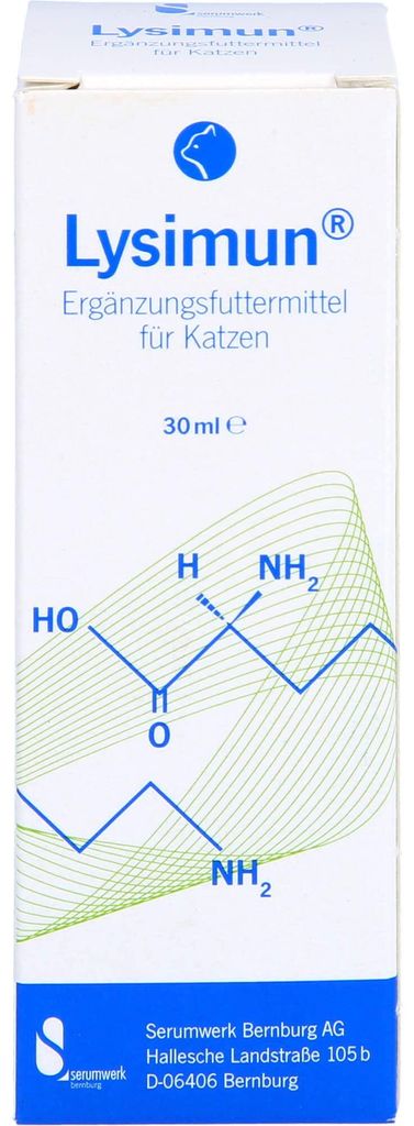 Lysimun alimento complementare per gatti, soluzione da 30 Immagine del prodotto 