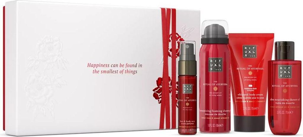 Rituals Ayurveda Geschenkset S – 4-teilig mit Dusch & Pflege