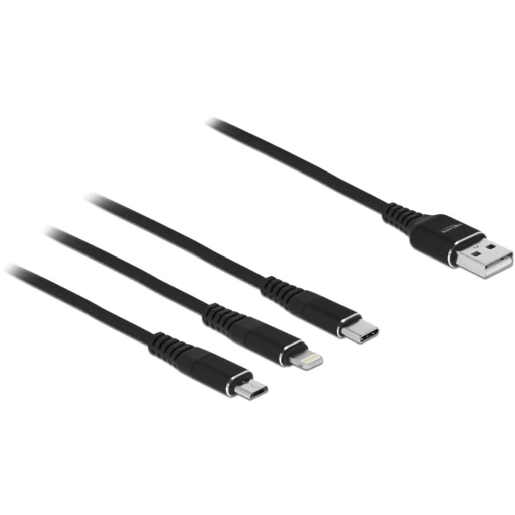 Delock Lightning-Kabel, nur zum Aufladen - USB männlich zu Micro-USB Typ B, Lightning, 24 pin USB-C männlich