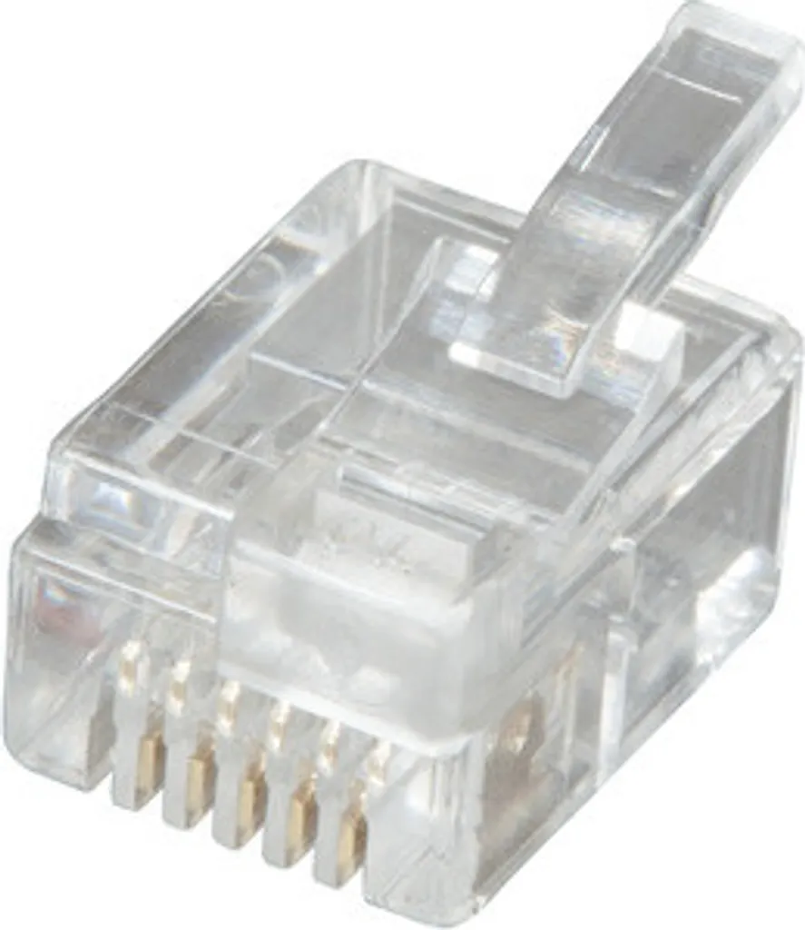 Connettore DEC EFB-Elektronik 6P6C per Cavi Piatti UTP - 100 unità