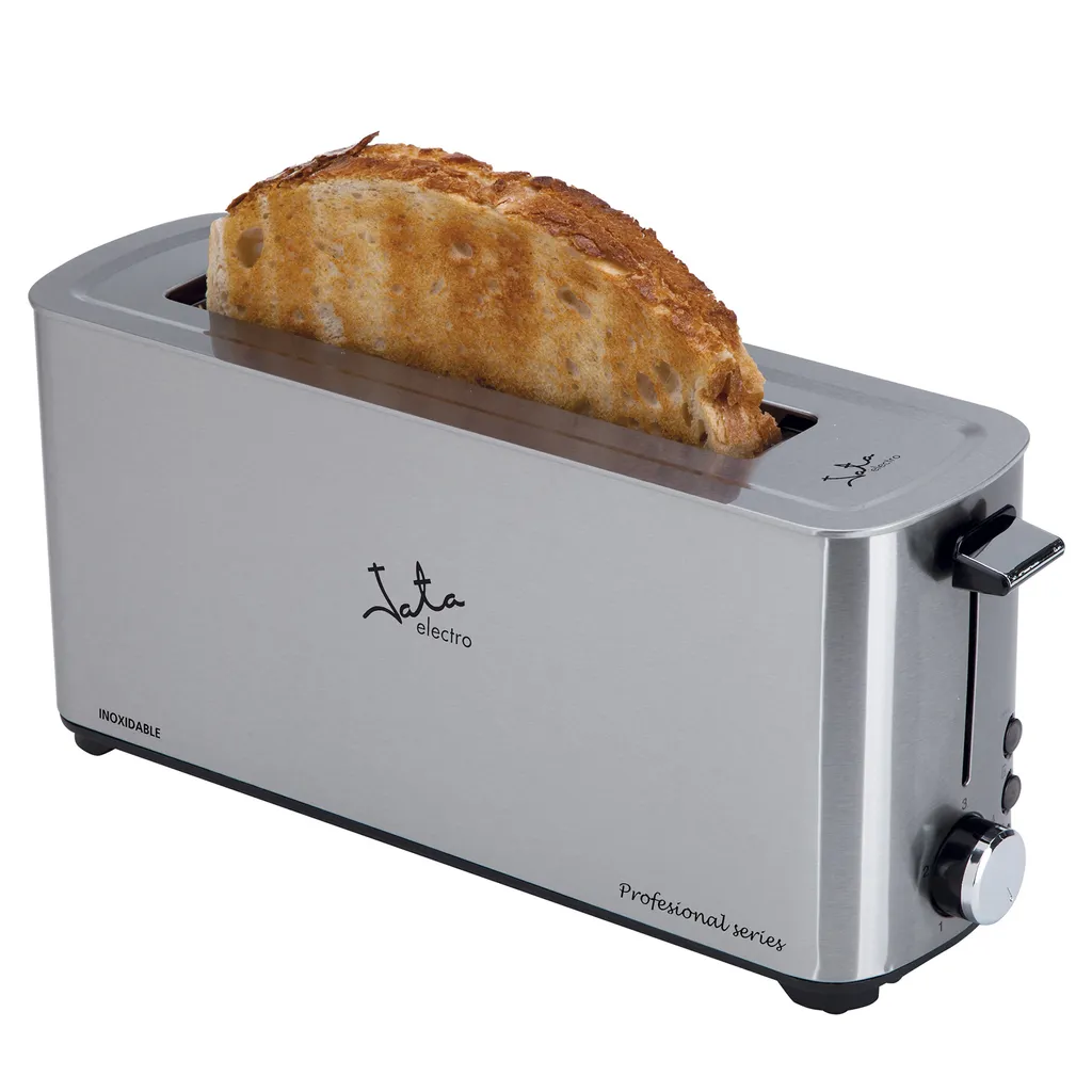 JATA TT1043 Tostapane Acciaio Inox 1000W | Toast Perfetti in 1 Fetta