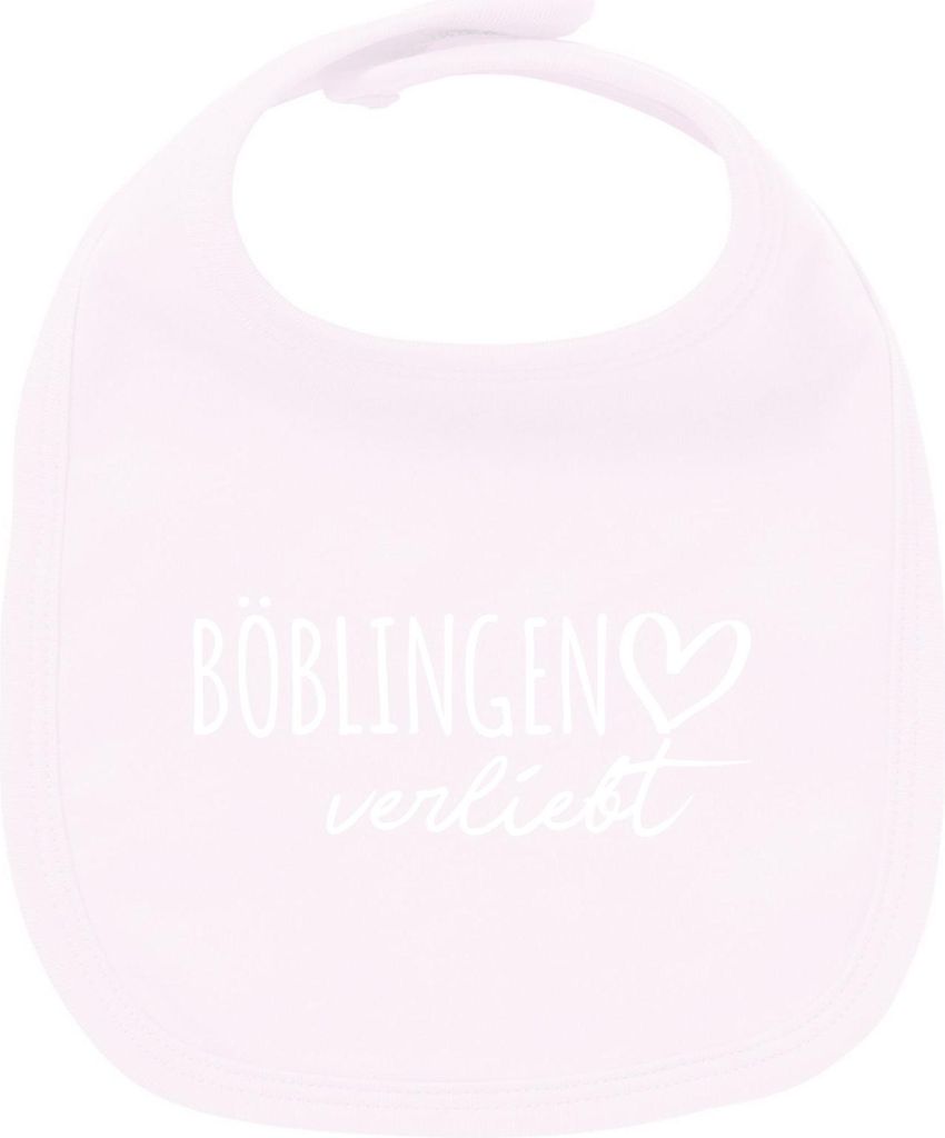 Huuraa Unisex Babylatz Böblingen verliebt Geschenk Babypink Baumwolle Böblingen Mitbringsel