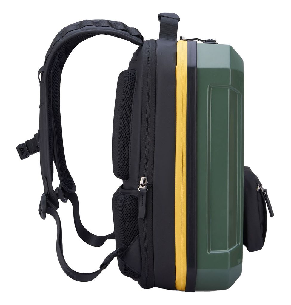 DELSEY PARIS Rucksack Rempart Expandable Hybrid Backpack 22L Army dunkelgrün