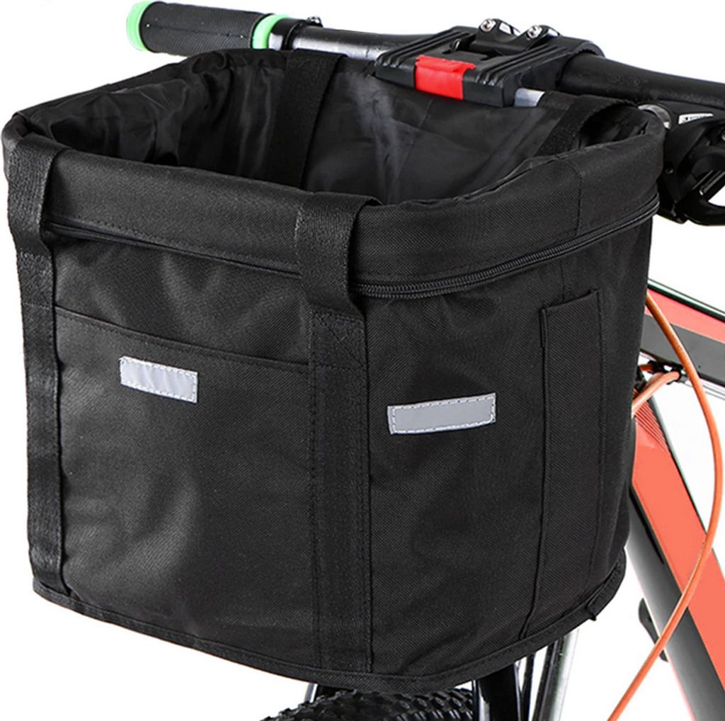 Verk 14474 Wasserdichter Fahrradkorb schwarz Produktbild 