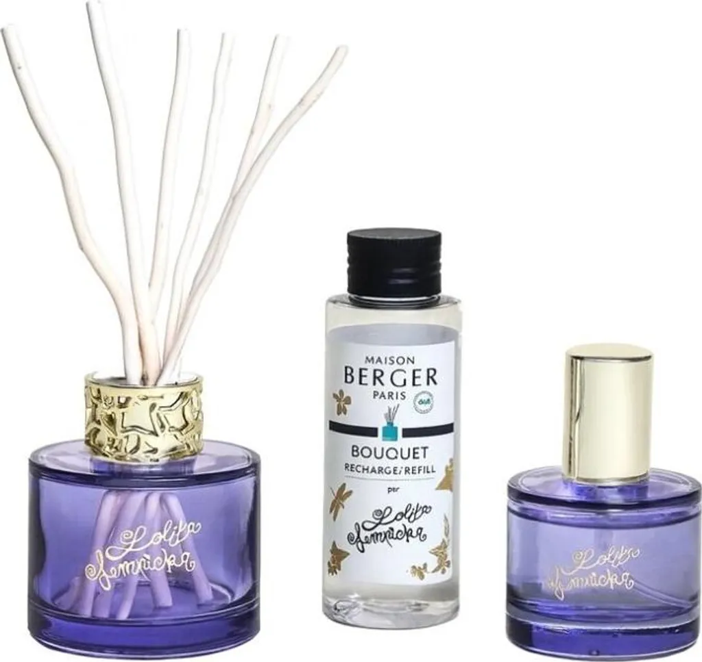 Dites adieu aux odeurs avec le kit diffuseur Lolita Lempicka lilas et spray