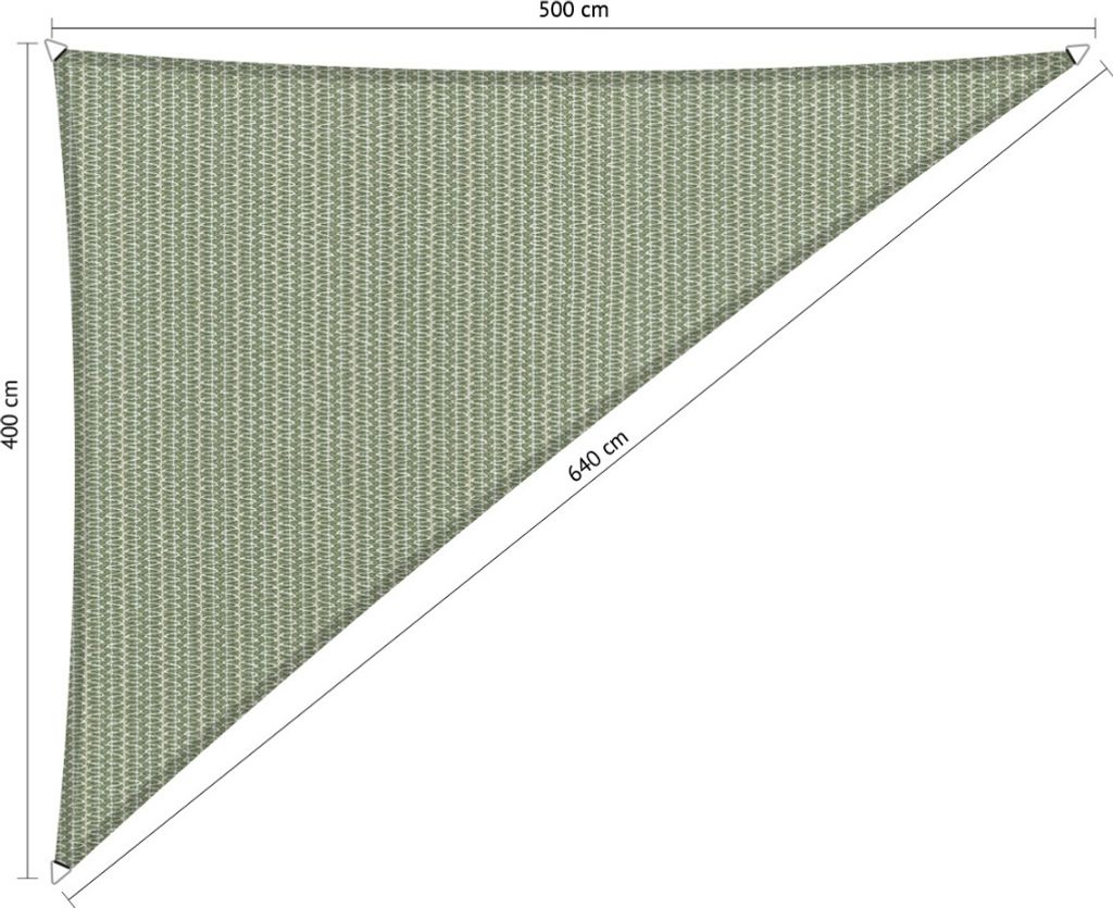 SHADOW COMFORT 4 x 5 x 6,4 m Dreieckiges Sonnensegel Produktbild 