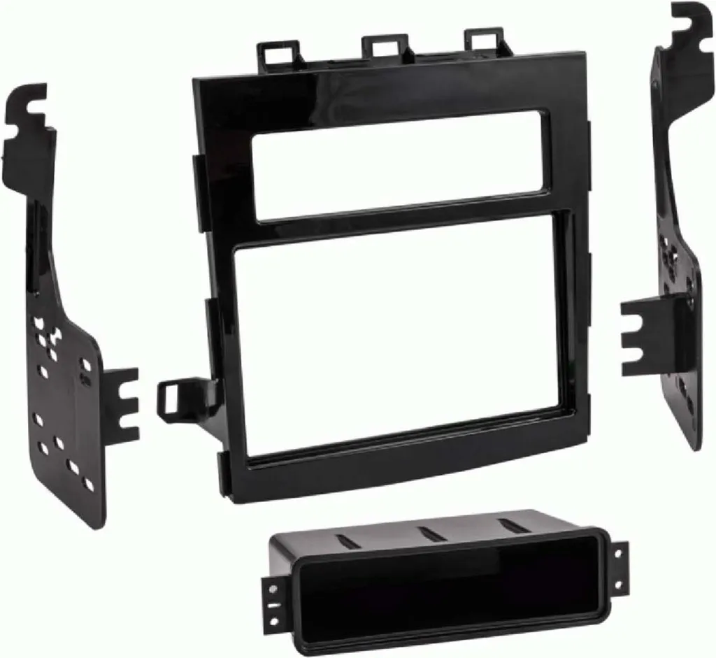 Façade 2 DIN Subaru Impreza G5 noire avec rangement amovible haute qualité