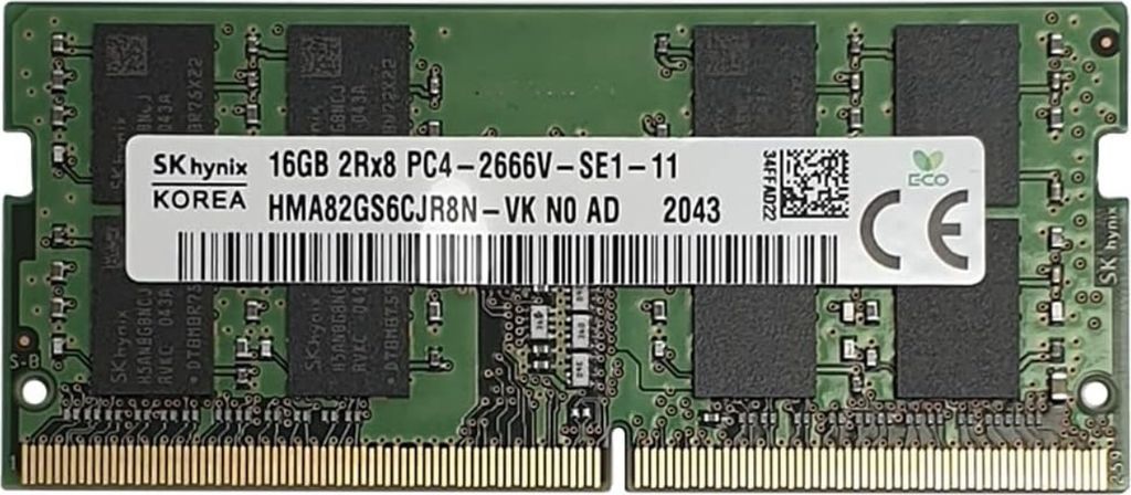 16GB Hynix SO-DIMM DDR4 2666MHZ PC4-21300 Ram Speicher Produktbild 