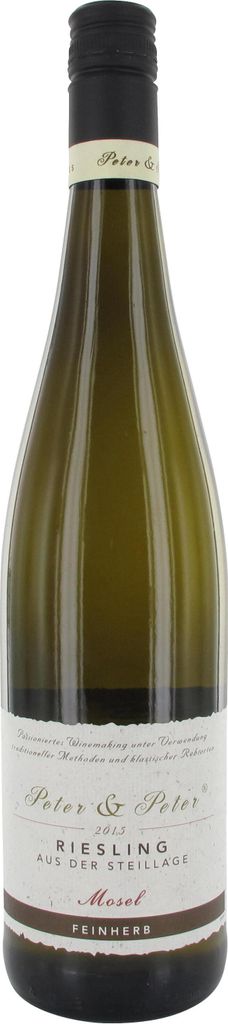 A bottle of white wine.
