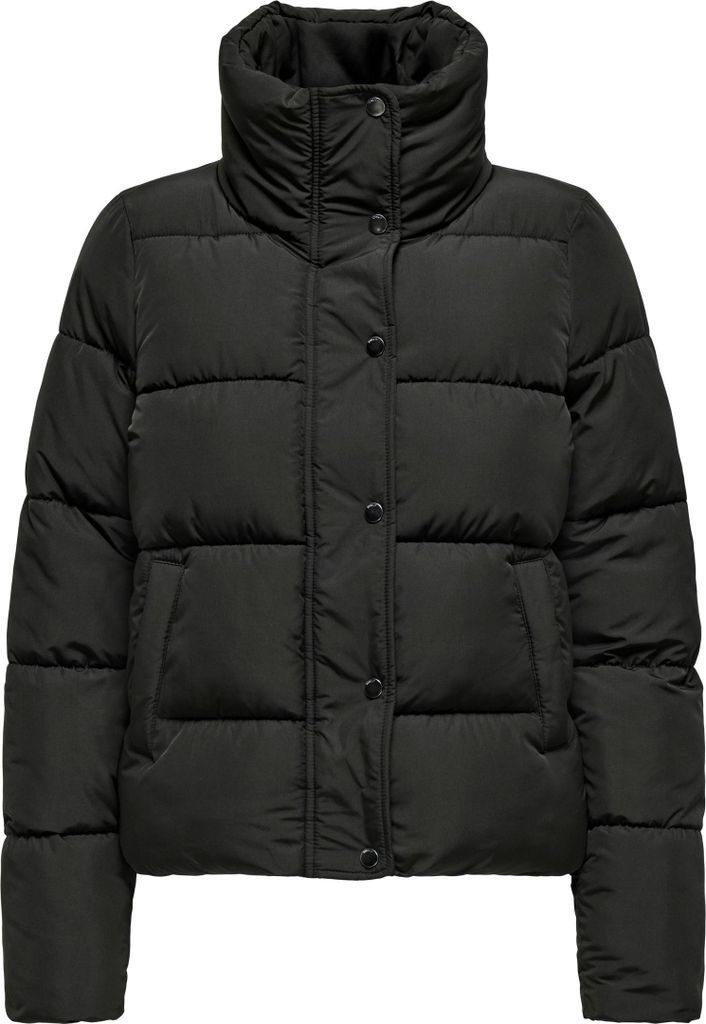 ONLY Daunenjacke mit hoher Kragen und Knopfverschluss Größe: L