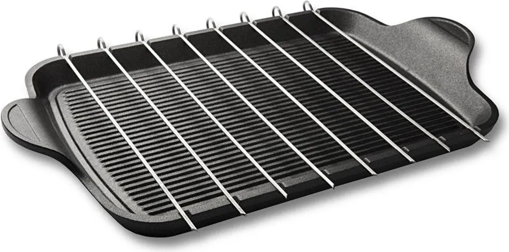 Plaque de gril Explora robuste en inox avec système d'aiguilles 10pcs