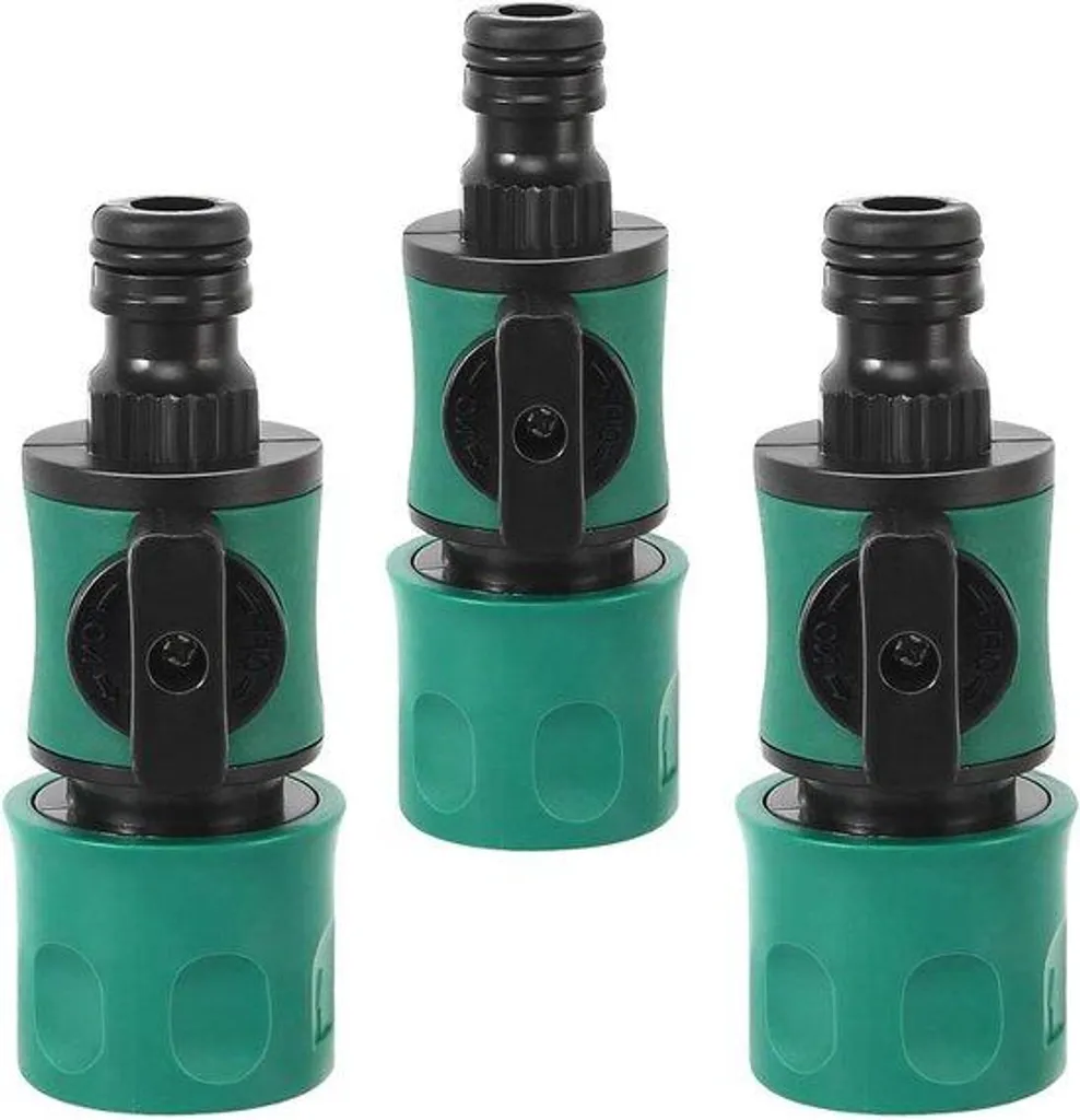 Vannes de raccordement pratiques avec poignées ergonomiques, lot de 3pcs
