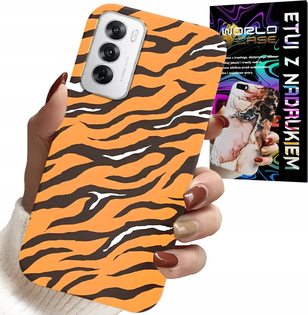 Custodia Rinforzata Oppo Reno12 5G Tigre - Protezione Lamina Top