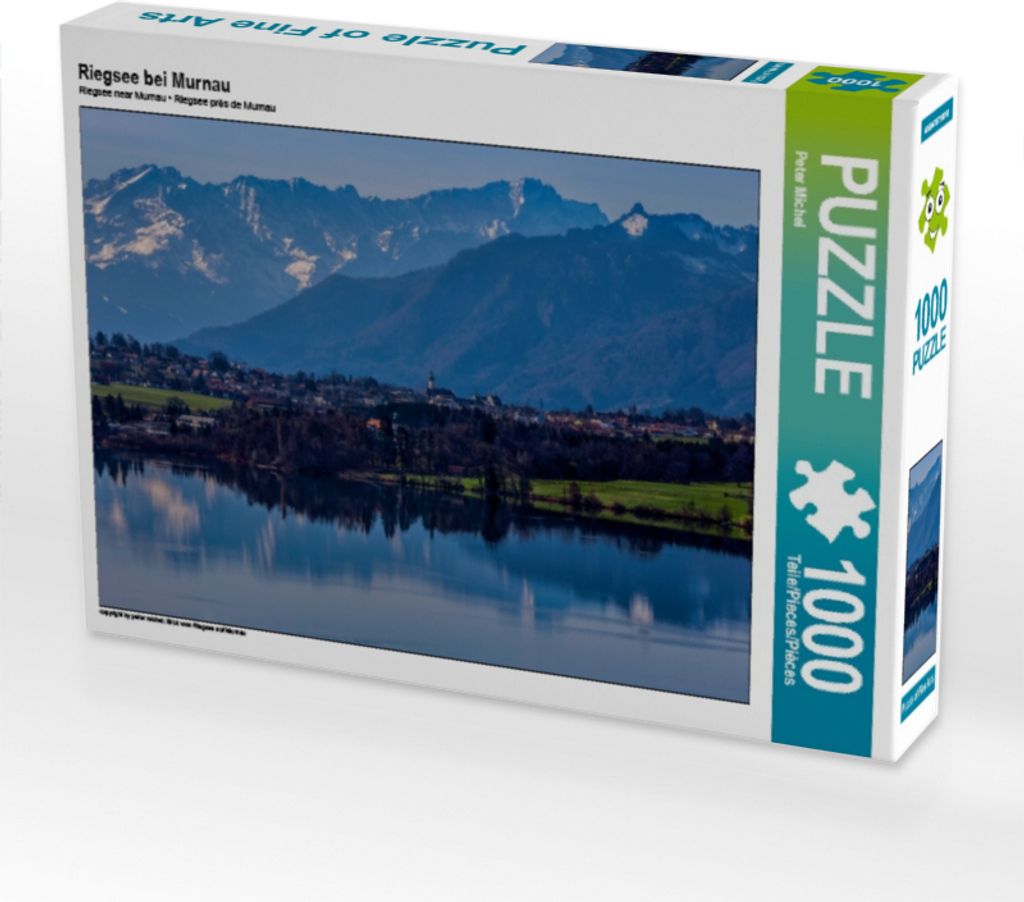 Calvendo Riegsee bei Murnau 1000 Teile Puzzle quer 640x480mm, Michel Peter; 7458767