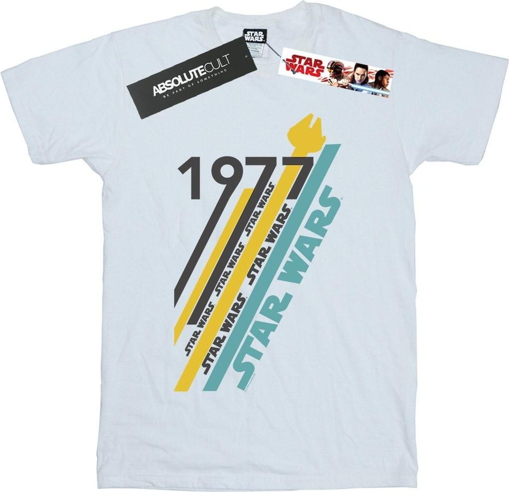 Star Wars - "77" T-Shirt für Herren BI46416 (XL) (Weiß)
