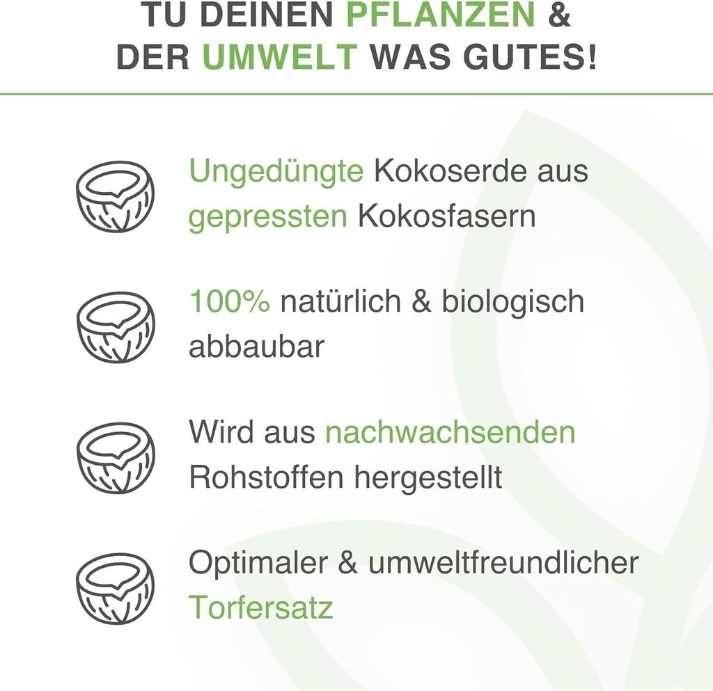6x Kokoserde 650g Kokosfasern Kokoshumus Humusziegel Produktbild 3