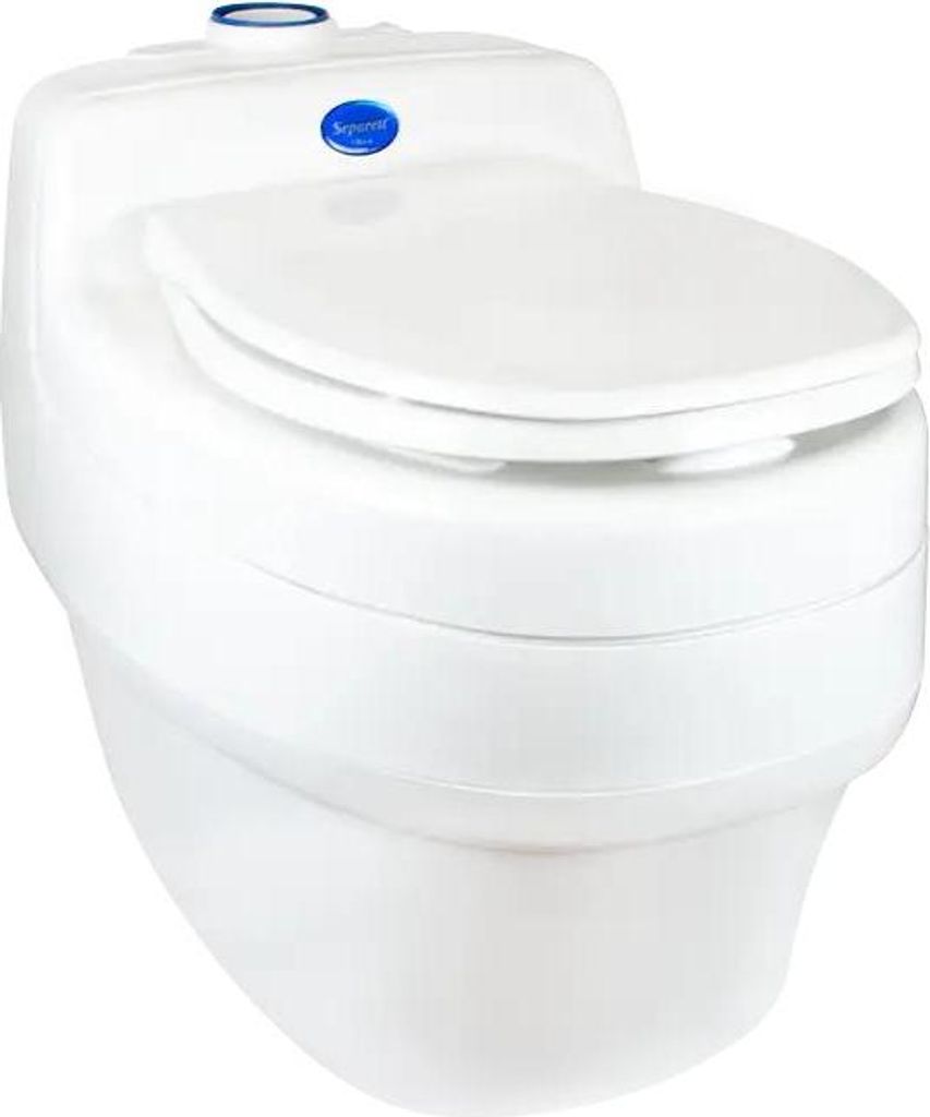 autarke Trocken Trenntoilette Separett Villa, geruchsarme Komposttoilette zum Einbau in Wohnmobile, Camper & Boote