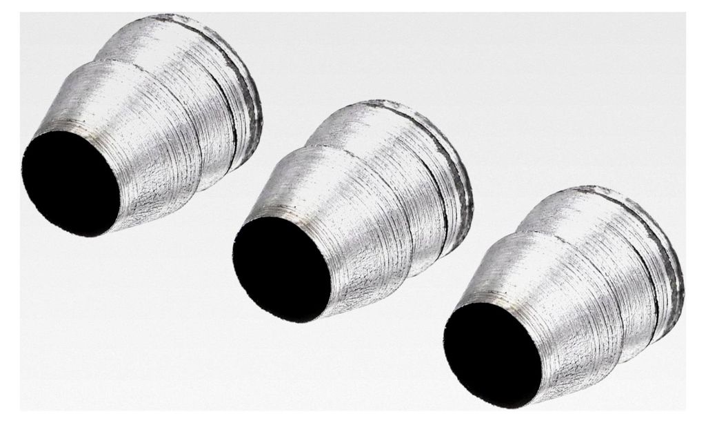 3 Stück Runde Stahlgriffkeile für Axt, Klauenhammer und Vorschlaghammer 10mm